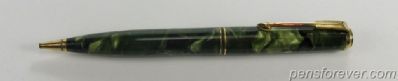 Lapiseira vacumatic 2 aneis VERDE MARMORIZADA