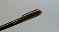 LAPISEIRA 51 VACUMATIC PRETA HERITAGE - CLIP E PONTEIRA EM OURO MACIO 14 K
