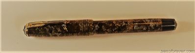 PARKER VACUMATIC STANDARD CANDY STRIPED  GOLDEN BROWN  - MUITO RARA